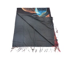 Bufanda grande  estampado hojas de otoño, complementos Privata 188