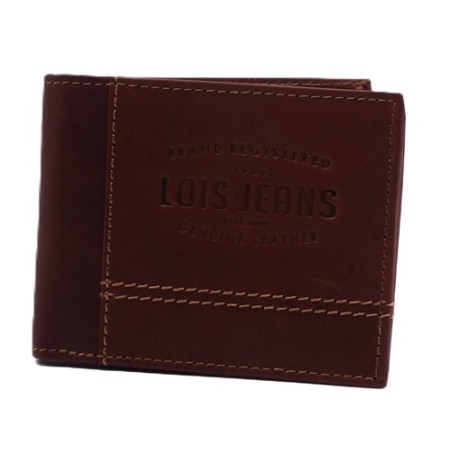 Billetero, tarjetero, monedero mediano, de piel, de Lois.