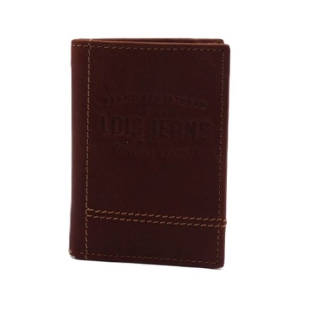 Billetero, tarjetero, monedero pequeño, de piel, de Lois.