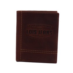 Billetero, tarjetero, monedero mediano, de piel, de Lois.